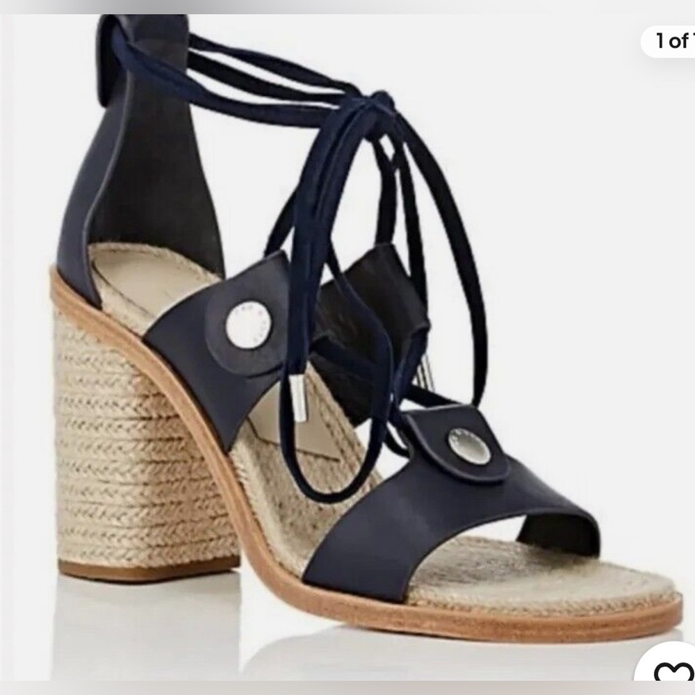Rag & Bone Eden Navy Heeled Sandal